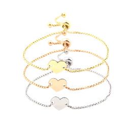 The Cherished Heart Bracelet  Custom Engraving Available By R'Laith