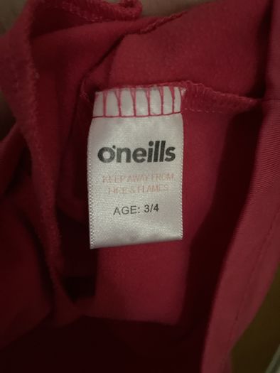O'Neills girls Dublin pink tracksuit aged 3-4 years