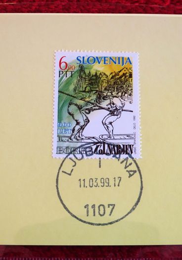 Slovenia Coins Banknote Stamp set vintage currency collectors