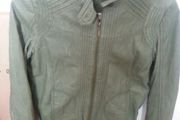 Green leather jacket