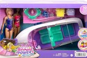 New: Barbie Mermaid Power Boat playset