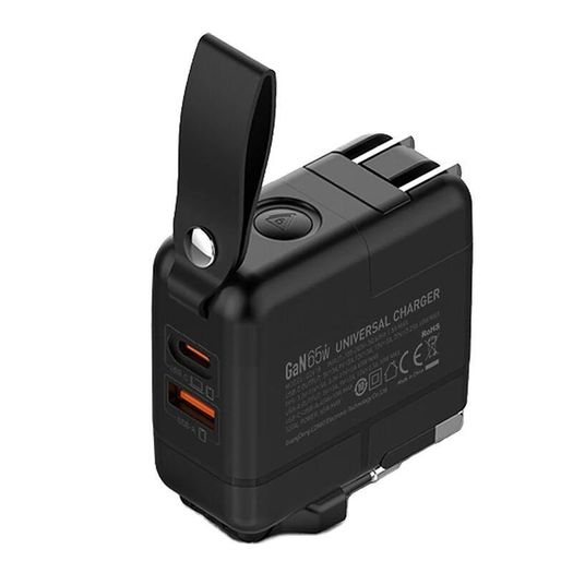 Ldnio 65w Gan 2 Port Travel Charger