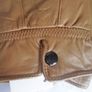 Soft Real Leather Winter Gloves Light Brown, Tan, with Warm Fleece Lining S M L Image 3