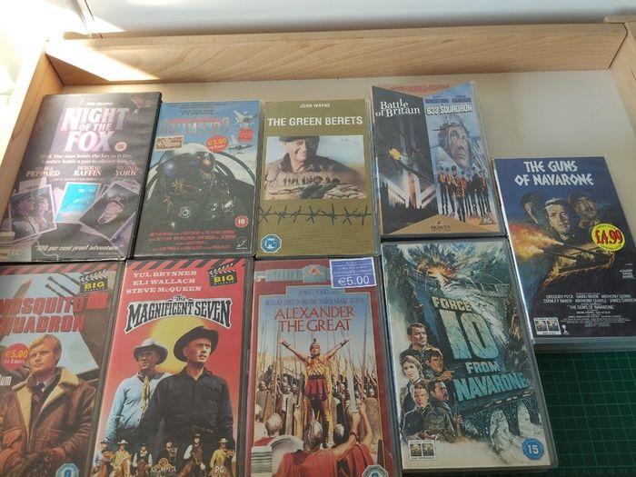 Classic War & Military Movies VHS Collection