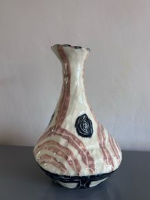 Rare John Ffrench vase Kilkenny pottery