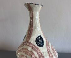 Rare John Ffrench vase Kilkenny pottery