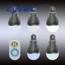 6W Watt Brightness Adjustable LED Blulb B22 + Touch Remote Control Energy Saving Image 2