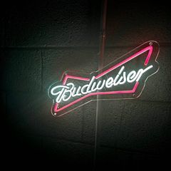 Budweiser neon light sign