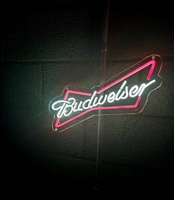 Budweiser neon light sign