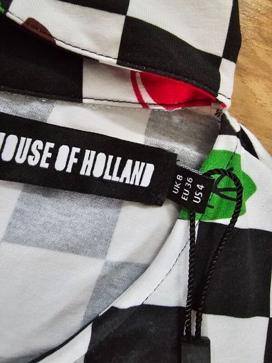 House Of Holland Cherry Print Dress