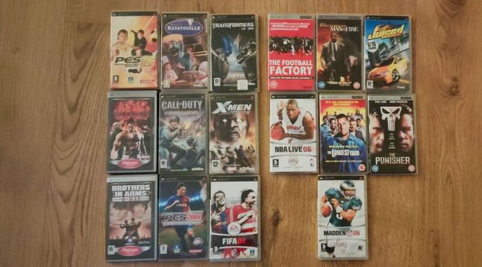 Psp Games Films Bundle