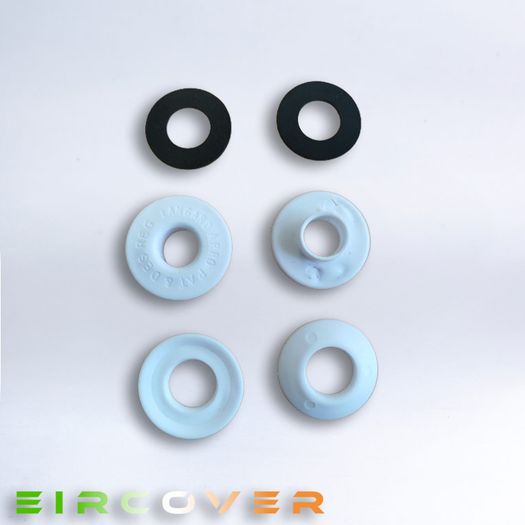Blue plastic eyelets  12mm - pack of 10