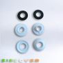Green plastic eyelets  12mm - pack of 10 Image 2