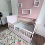 Cot bed IKEA Myllra baby pink Image 4