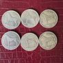 IRELAND Half Crown silver coins, 75% of silver in each Image 2