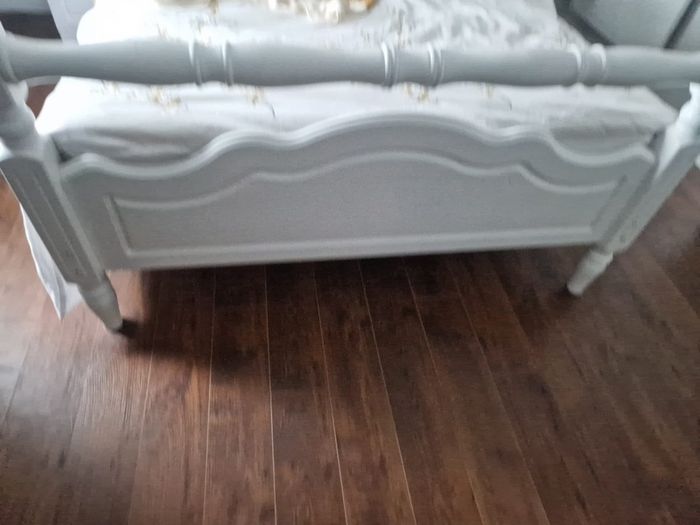 King size bed frame and mattress
