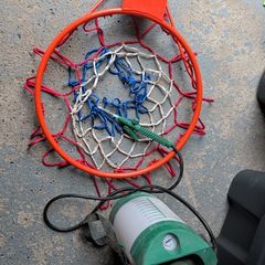 Basketball hoop, steel, D14