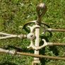 Antique Solid Brass Fireplace Set Image 4