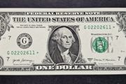 2017 A Chicago Star Note 1 Dollar Washington Bill G02202611 STAR