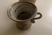 Unique pottery mugs x 2