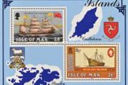 1984 Isle of Man Links with the Falkland Islands Commemorative Stamps Miniature Sheet Mint Never Hinged (MNH)