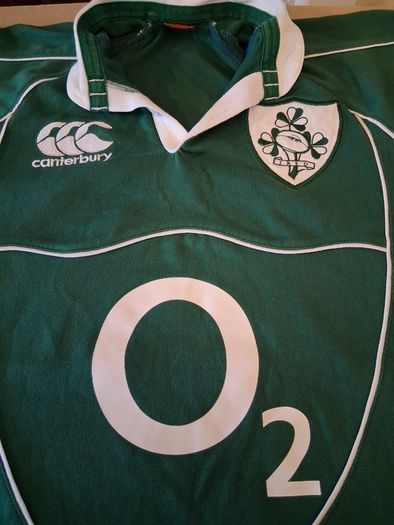Ireland Rugby Jersey. Grand Slam Winning Jersey 2009. Official Canterbury Home Jersey. Authentic Original From 2009. Not A Modern Day Remake.