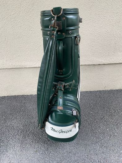Leather MacGregor golf bag