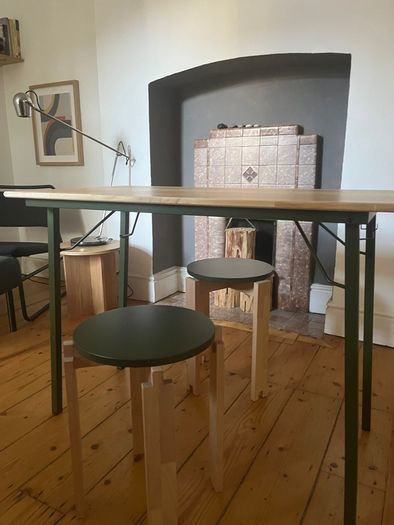 Ikea table with chair
