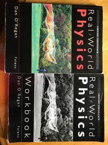 Real world physics set of 2 books for Leaving cert