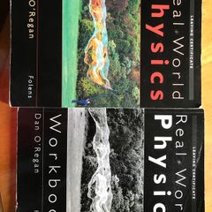Real world physics set of 2 books for Leaving cert