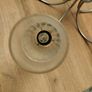 Silver ceiling light and standing lamp Image 3
