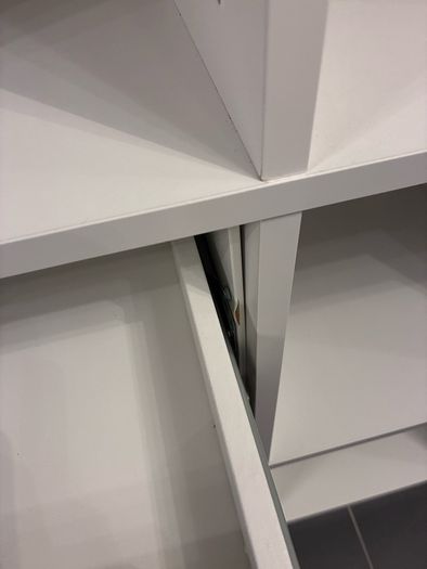 Ikea Kallax Shelving Unit 6 Shelves - Inserts Not Included
