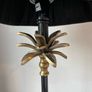 Pair of black velvet table lamps Image 5