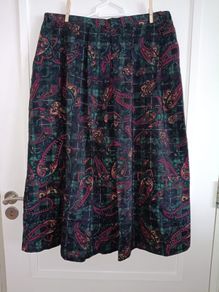 Country Collection light wool dress paisley design UK size 18 in excellent condition RRP 100 euro and never worn see last two photos for exact measurements FREE STANDARD POSTAGE INCLUDED