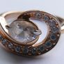 Vintage 18K GP Gold Plated Ring size M Image 5