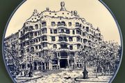Decorative 'La Pedrera' by Gaudi Plate
