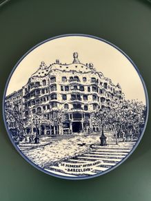 Decorative 'La Pedrera' by Gaudi Plate