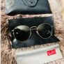 Ray-Ban Round Metal Sunglasses (With Case & Cloth) Image 4