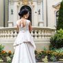 Stunning unique wedding dress size 10. Image 4