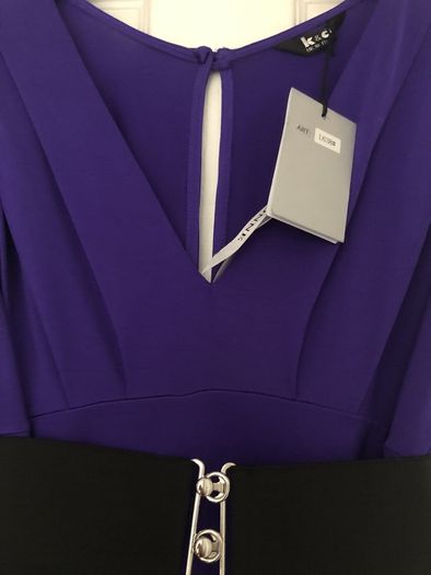 Purple Belted Dress BNWT
