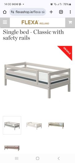 Single Bed (with safety rail)