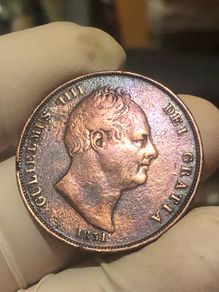 1831 Penny William IV Nice Grade With Toning
