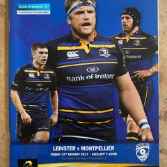 2017 Leinster v Montpellier - Champions Cup Programme