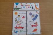 Height chart with stickers (brand new)