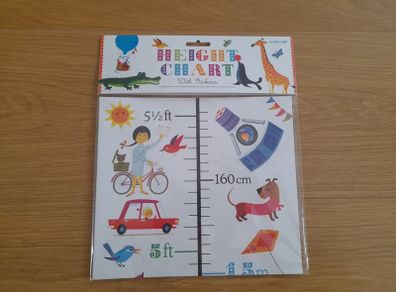 Height chart with stickers (brand new)