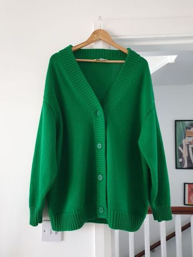 Cos Wool Cardigan Size Large