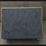 Vintage: Hammered Brass Wood Divided Magazine Rack With Mother & Children Kitchen Scene Image 6