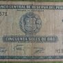 Variety of 10 Different Foreign Banknotes most of Peru Image 9