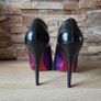 Ogetti Black Purple heels by Carl Scarpa, size 40 Image 3