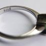Vintage 925 Sterling Silver Ring with Green Stone Image 5